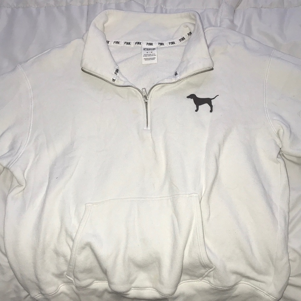 Pink half zip